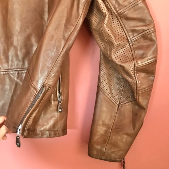 Ronin RSD Motorcycle 100% Leather Jacket Mens XL color Tobacco 2017 - Picture 12 of 16